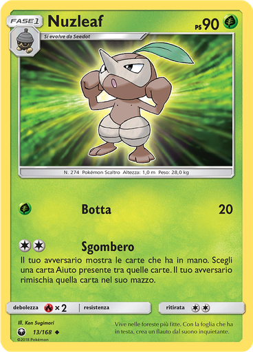 Nuzleaf (Reverse Holo)