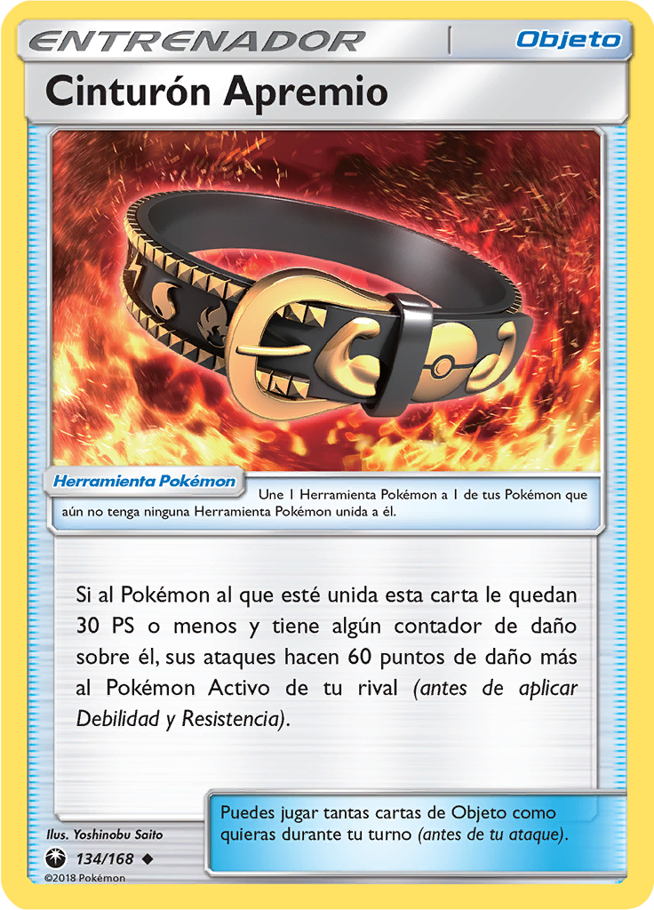 Cinturón Apremio (Reverse Holo)