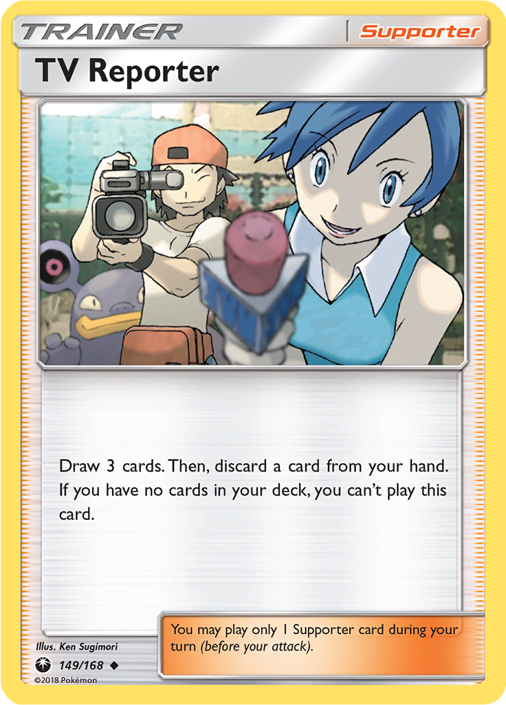 TV Reporter (Reverse Holo)