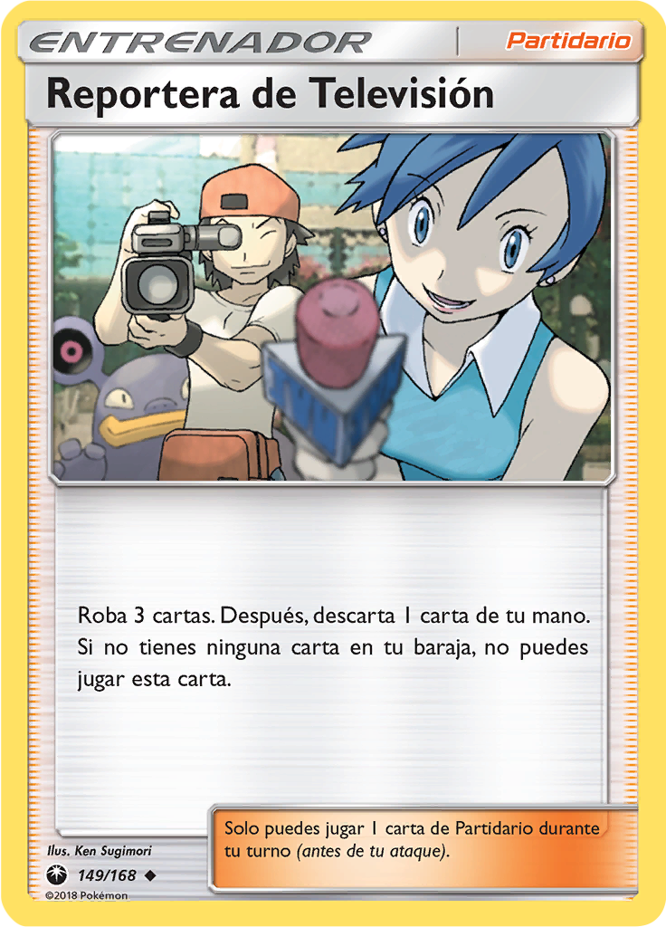 Reportera de Televisión (Reverse Holo)