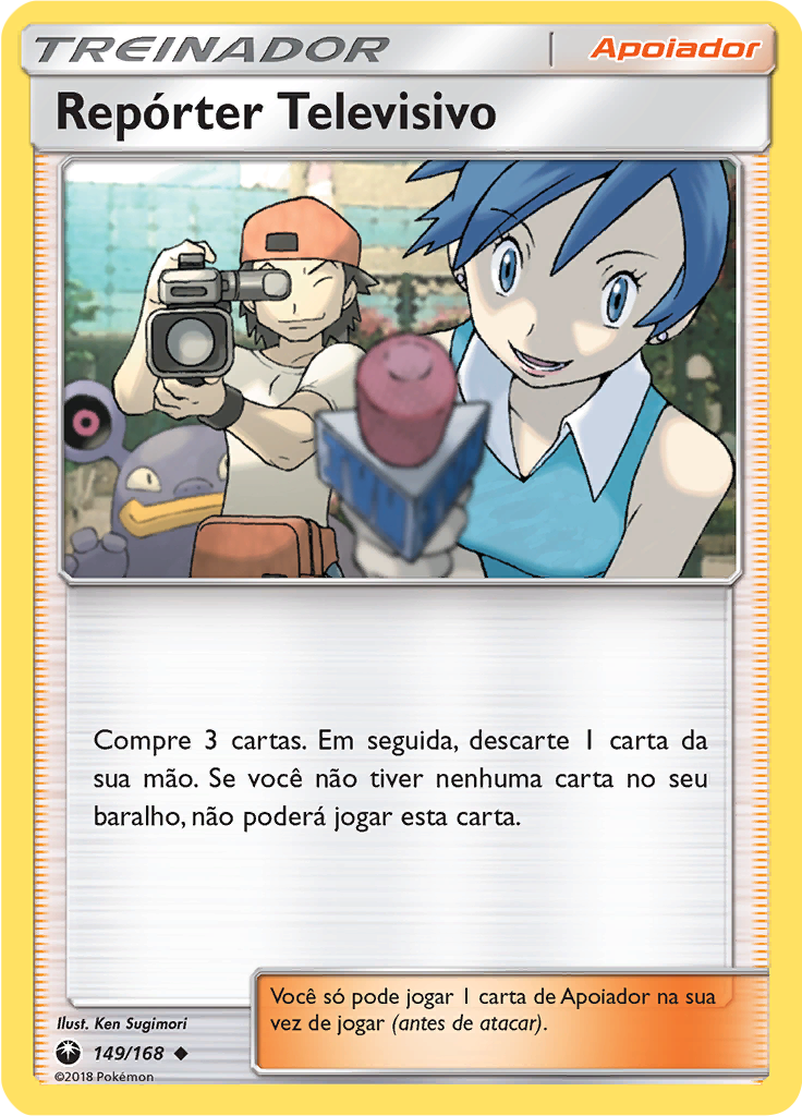 Repórter Televisivo (Reverse Holo)