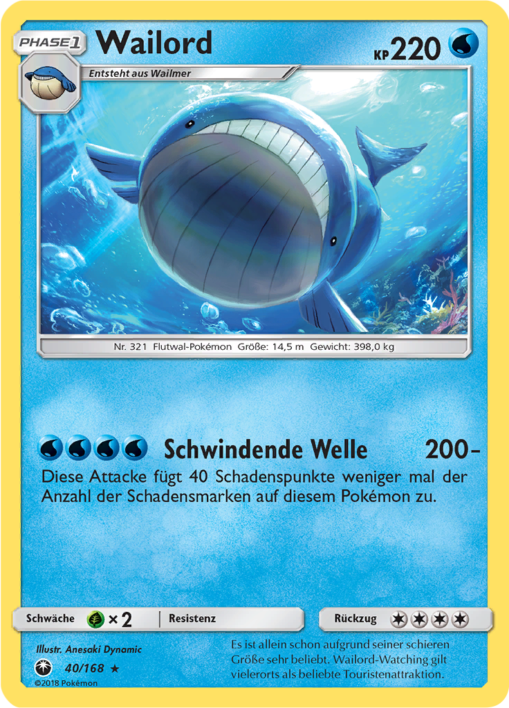 Wailord (Reverse Holo)