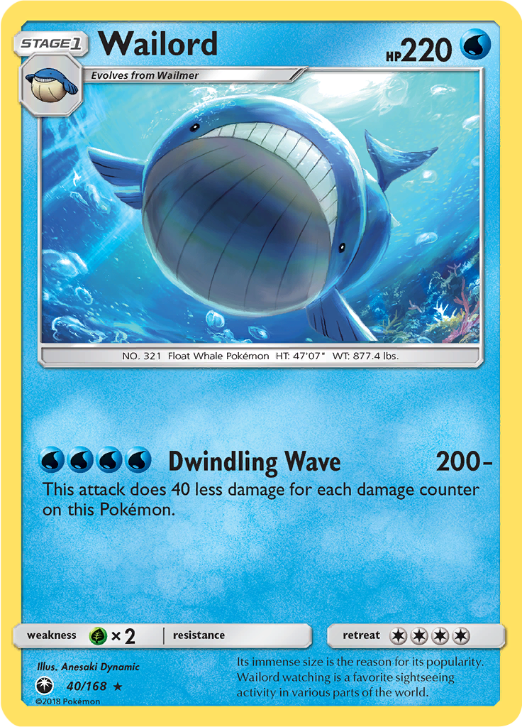 Wailord (Reverse Holo)