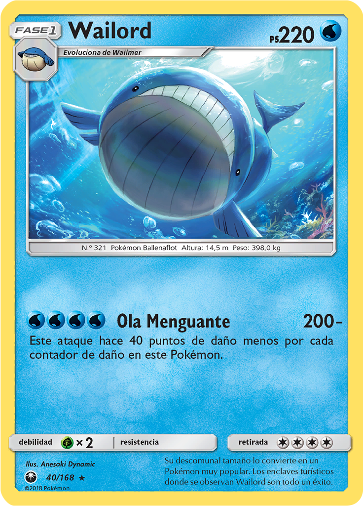 Wailord (Reverse Holo)
