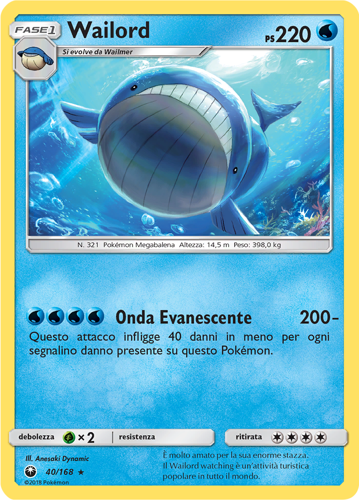Wailord (Reverse Holo)