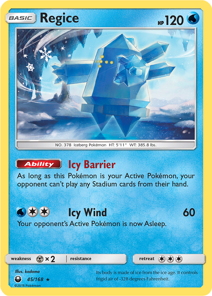 Regice (Reverse Holo)