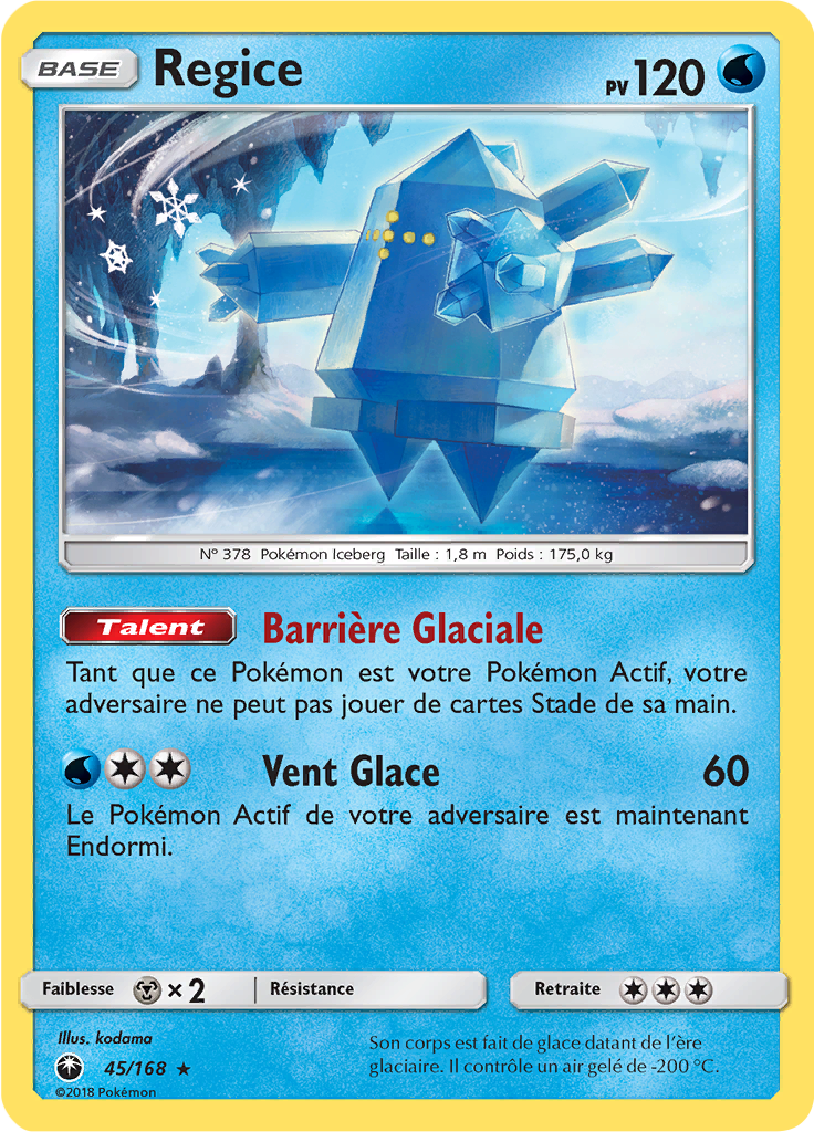 Regice (Reverse Holo)