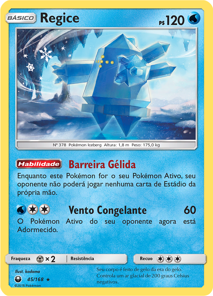 Regice (Reverse Holo)