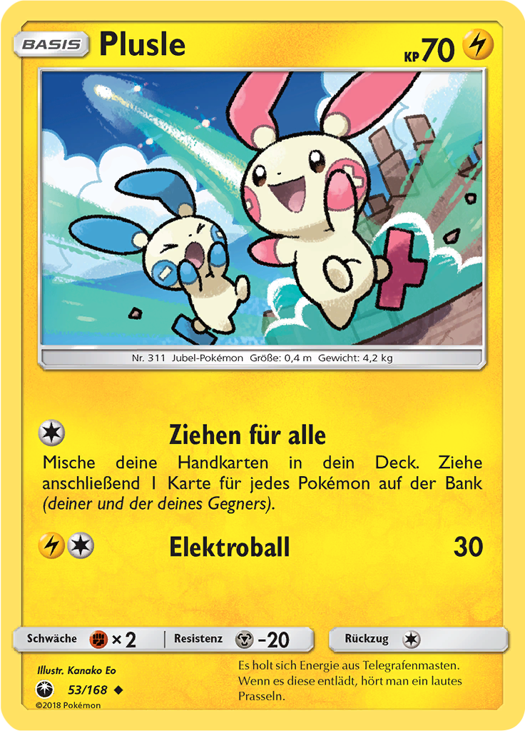 Plusle (Reverse Holo)