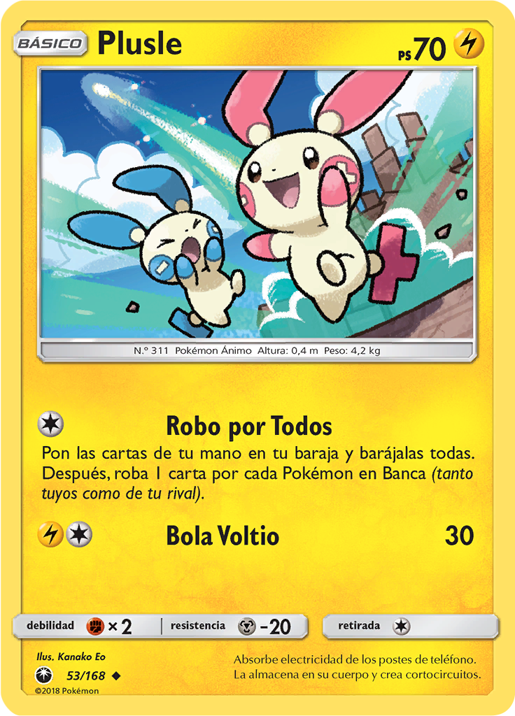 Plusle (Reverse Holo)
