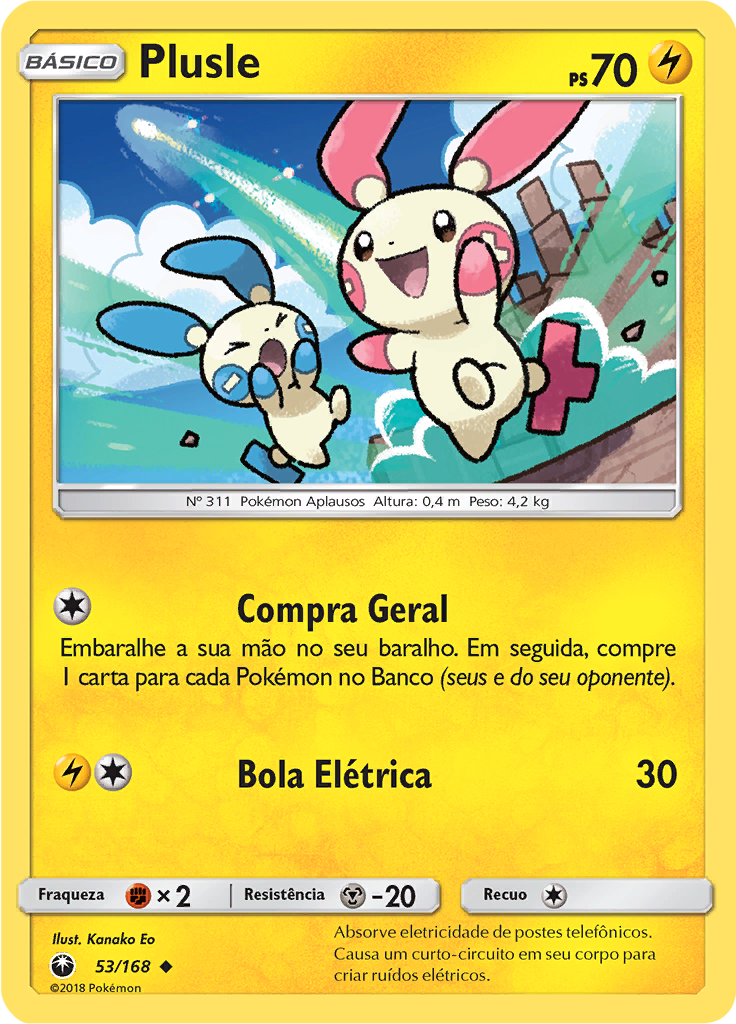 Plusle (Reverse Holo)