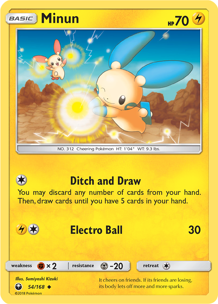 Minun (Reverse Holo)