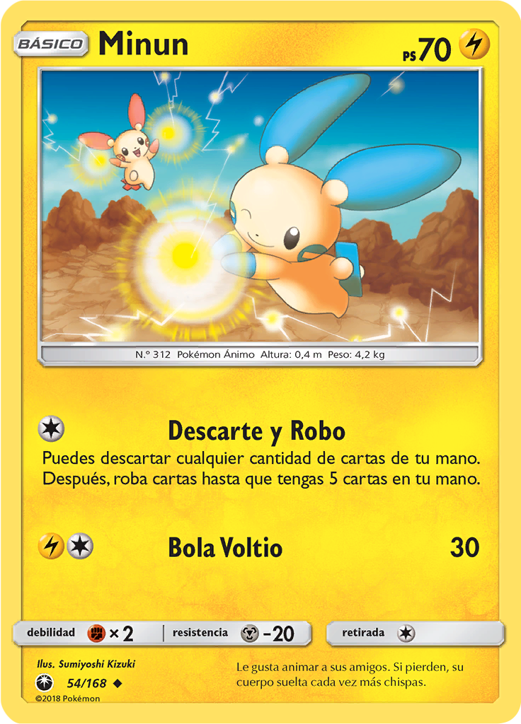 Minun (Reverse Holo)