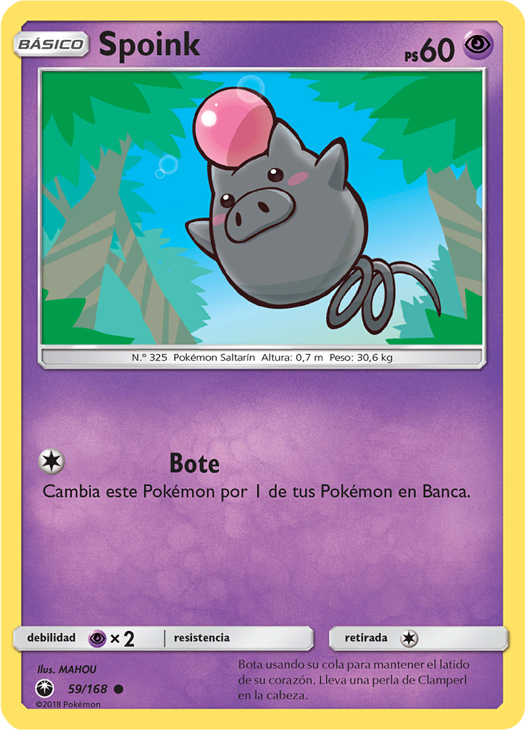Spoink (Reverse Holo)