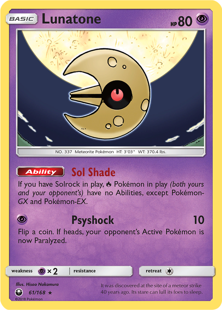 Lunatone (Reverse Holo)