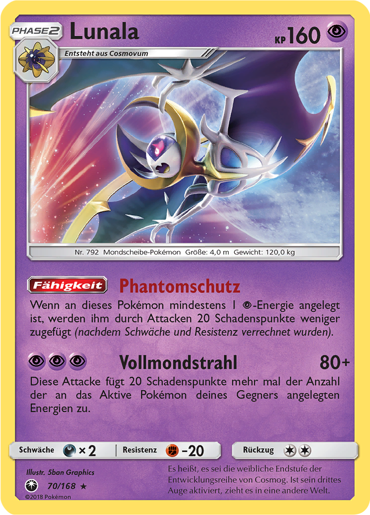 Lunala (Reverse Holo)