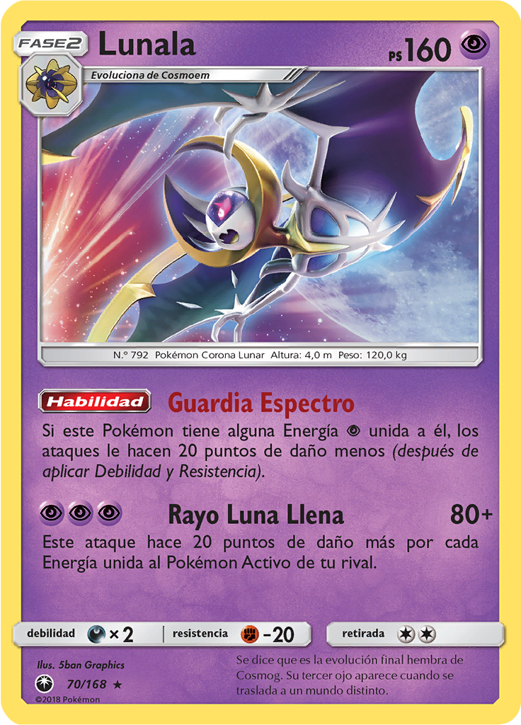 Lunala (Reverse Holo)