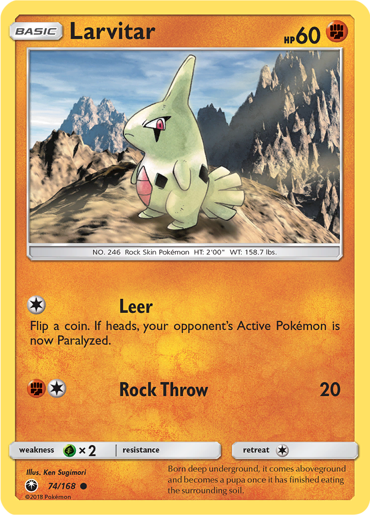Larvitar (Reverse Holo)