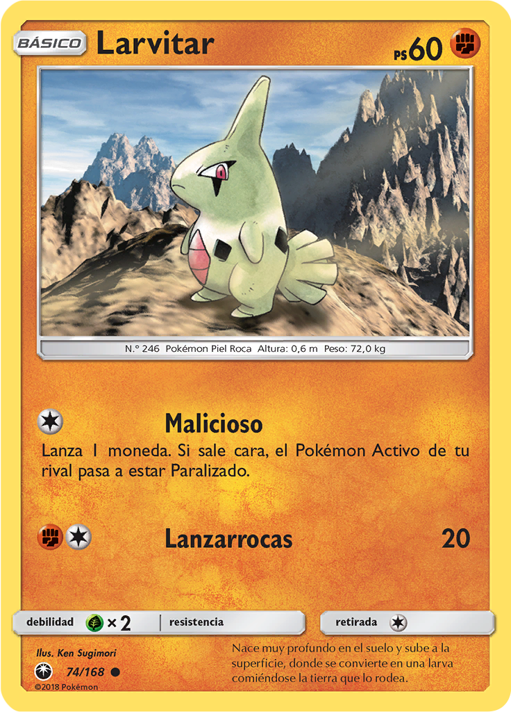 Larvitar (Reverse Holo)