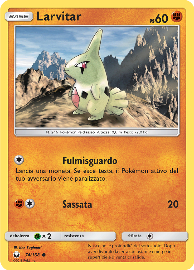 Larvitar (Reverse Holo)