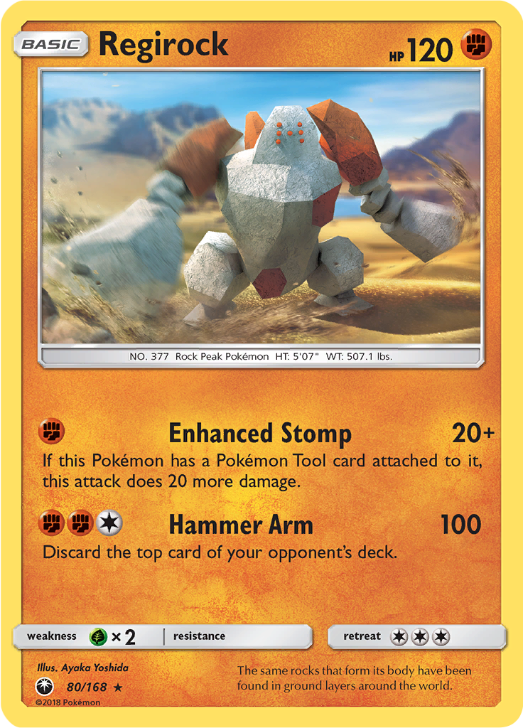 Regirock (Reverse Holo)