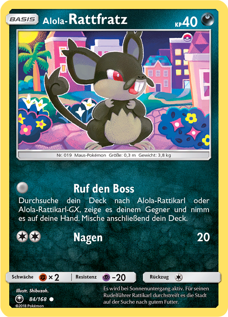 Alola-Rattfratz (Reverse Holo)