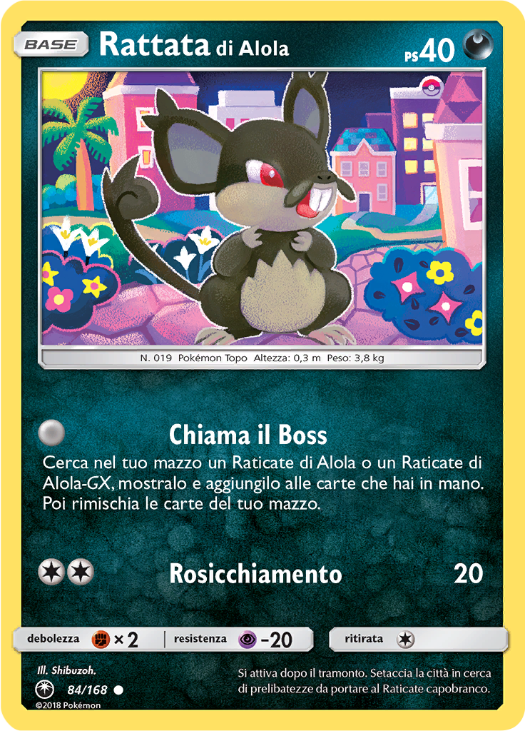 Rattata di Alola (Reverse Holo)