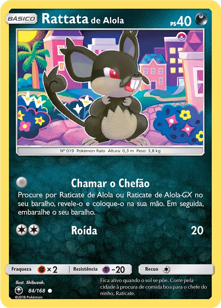 Rattata de Alola (Reverse Holo)
