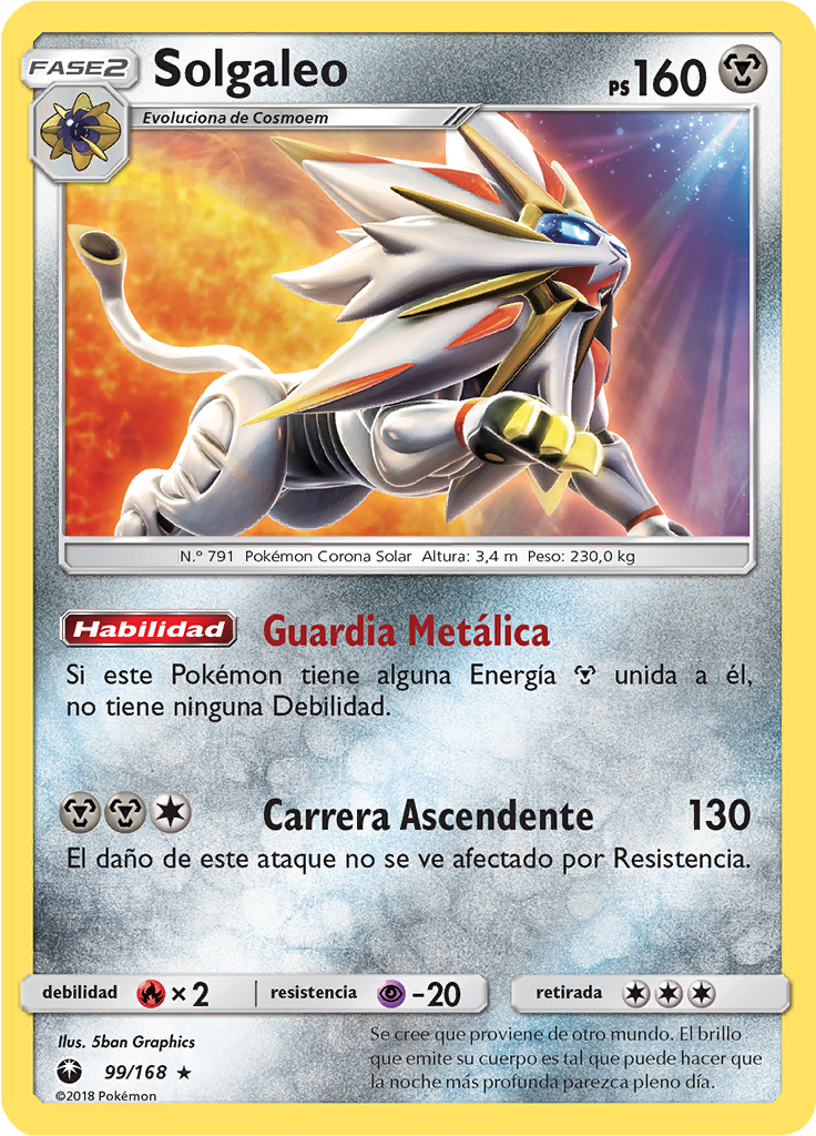 Solgaleo (Reverse Holo)