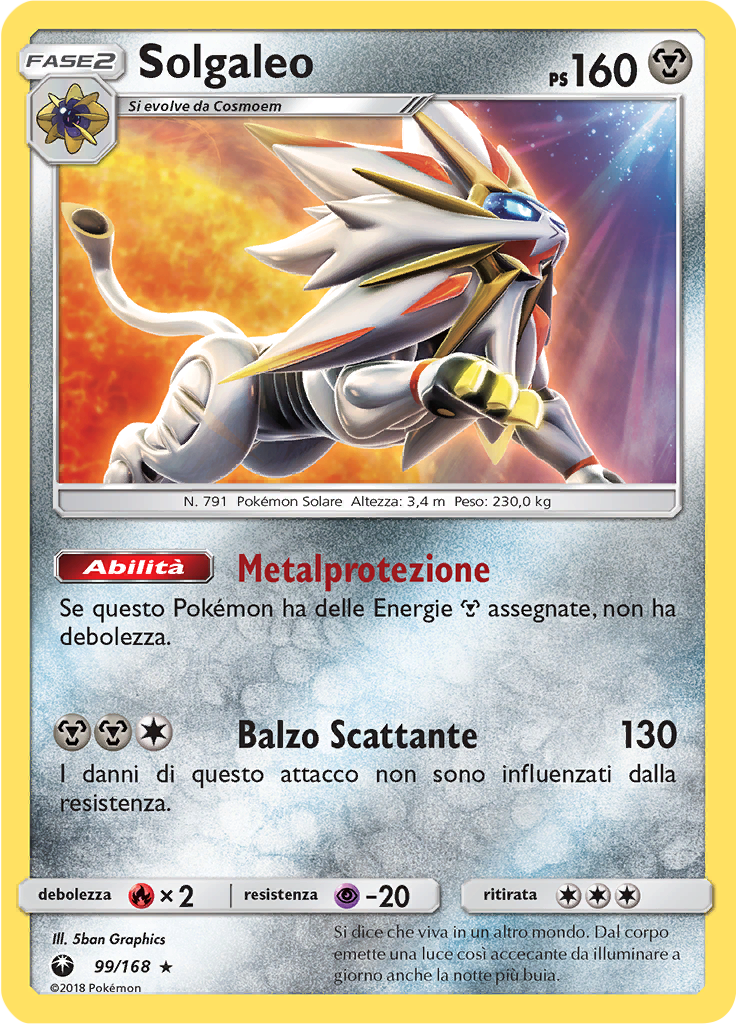 Solgaleo (Reverse Holo)