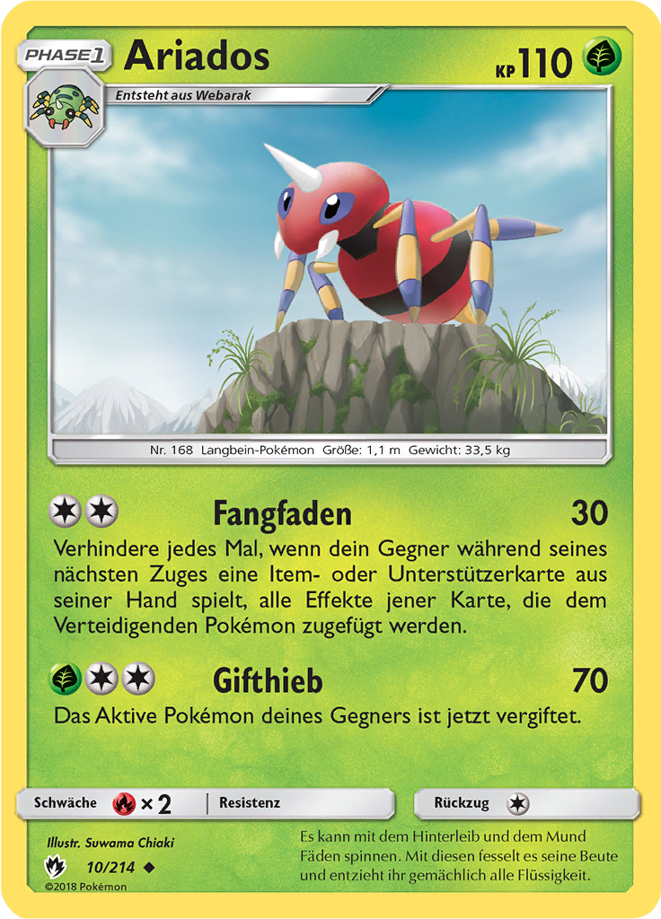 Ariados (Reverse Holo)