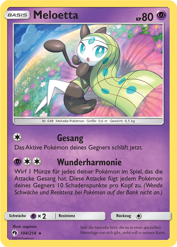 Meloetta (Reverse Holo)
