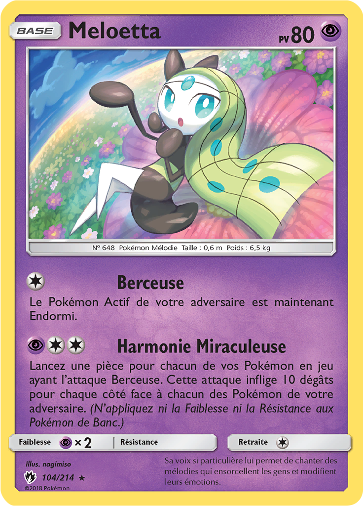 Meloetta (Reverse Holo)