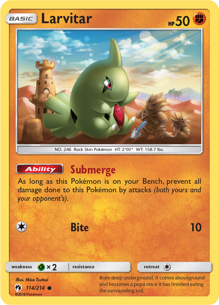 Larvitar (Reverse Holo)
