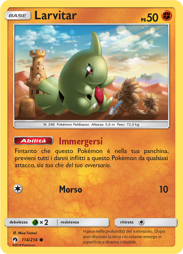 Larvitar (Reverse Holo)