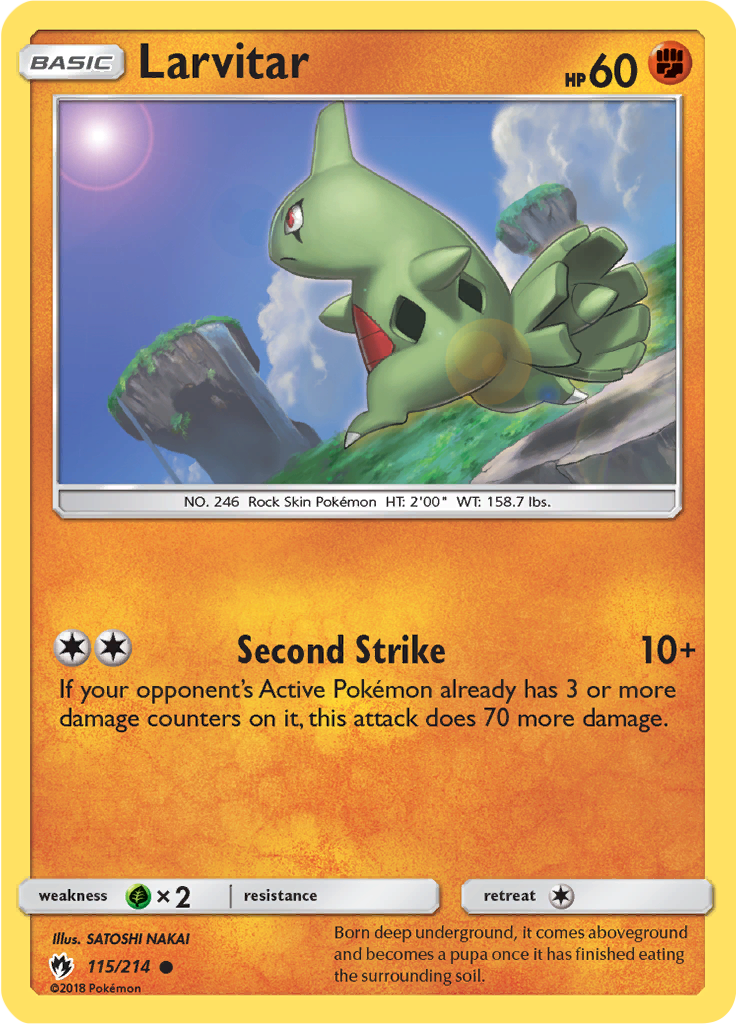 Larvitar (Reverse Holo)