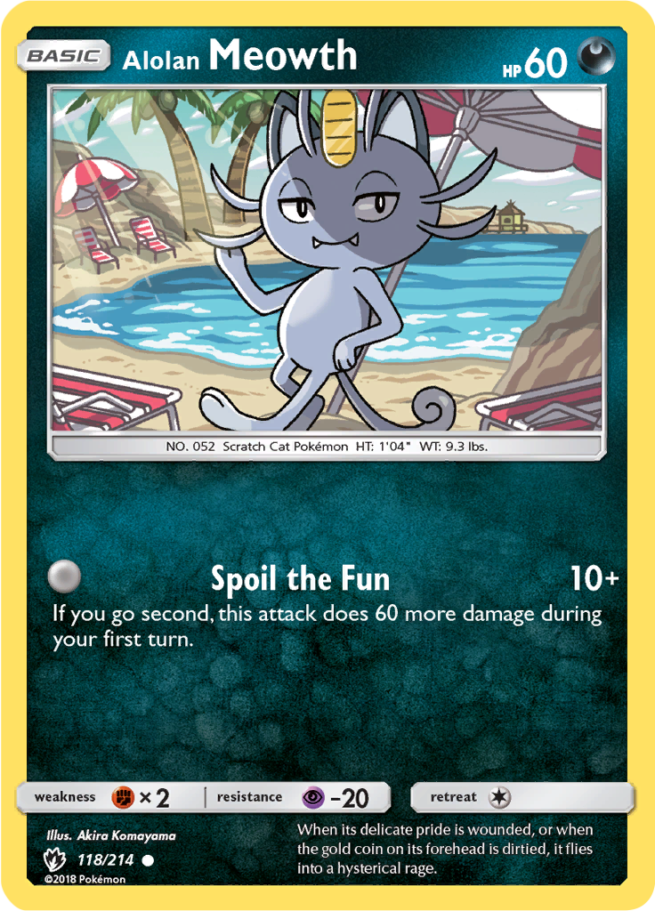 Alolan Meowth (Reverse Holo)