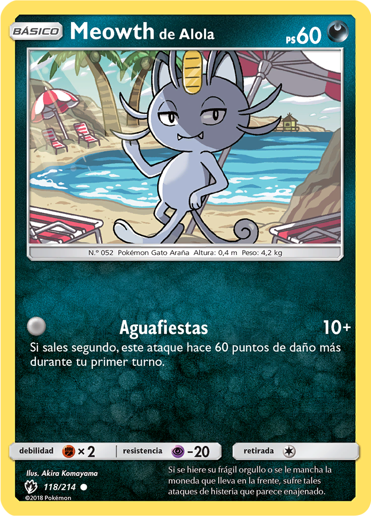 Meowth de Alola (Reverse Holo)
