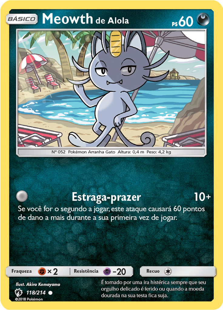 Meowth de Alola (Reverse Holo)