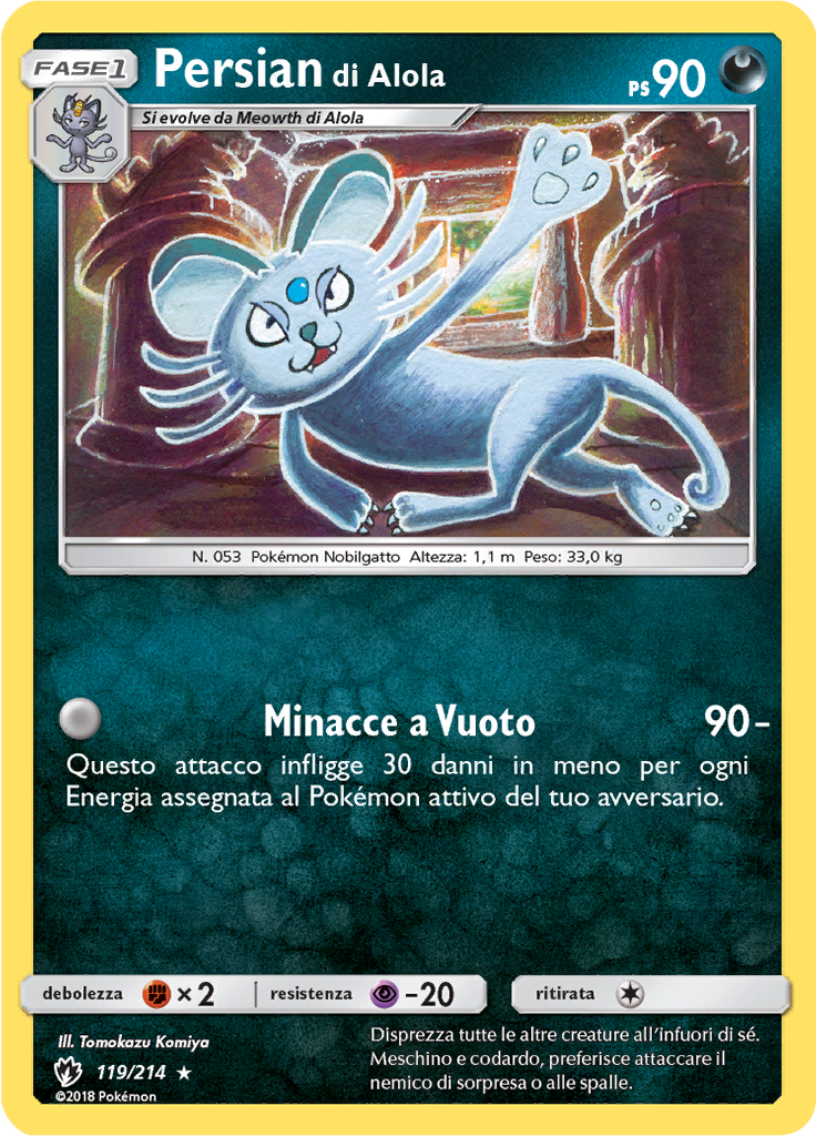 Persian di Alola (Reverse Holo)