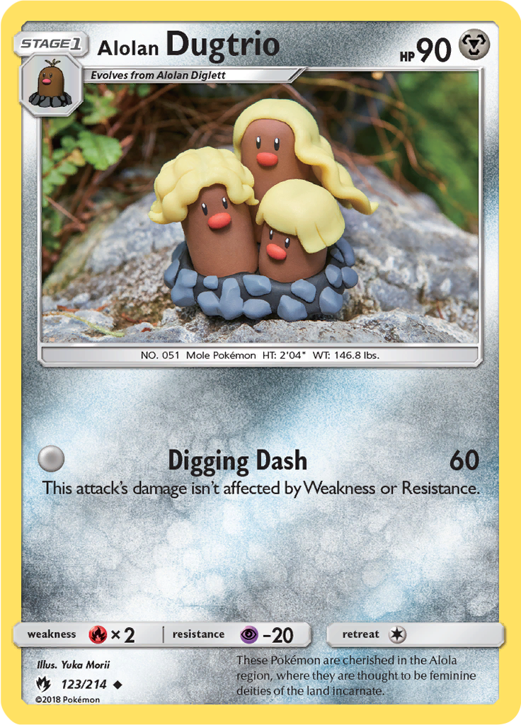Alolan Dugtrio (Reverse Holo)