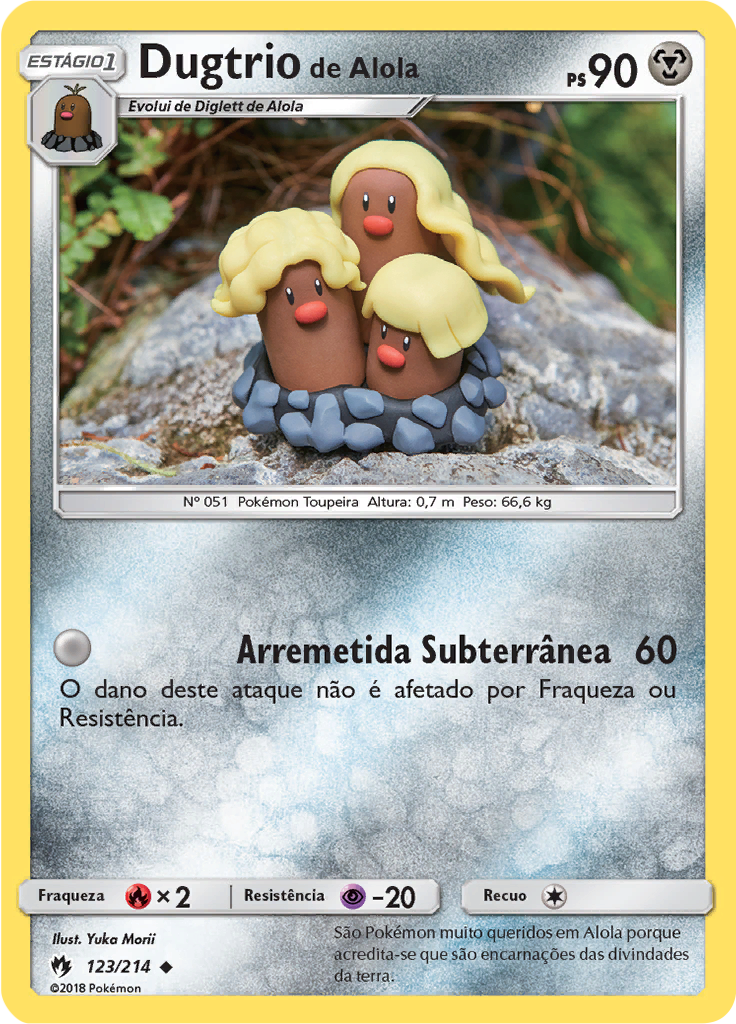 Dugtrio de Alola (Reverse Holo)