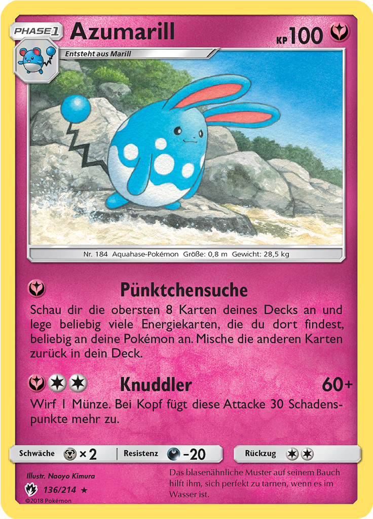 Azumarill (Reverse Holo)