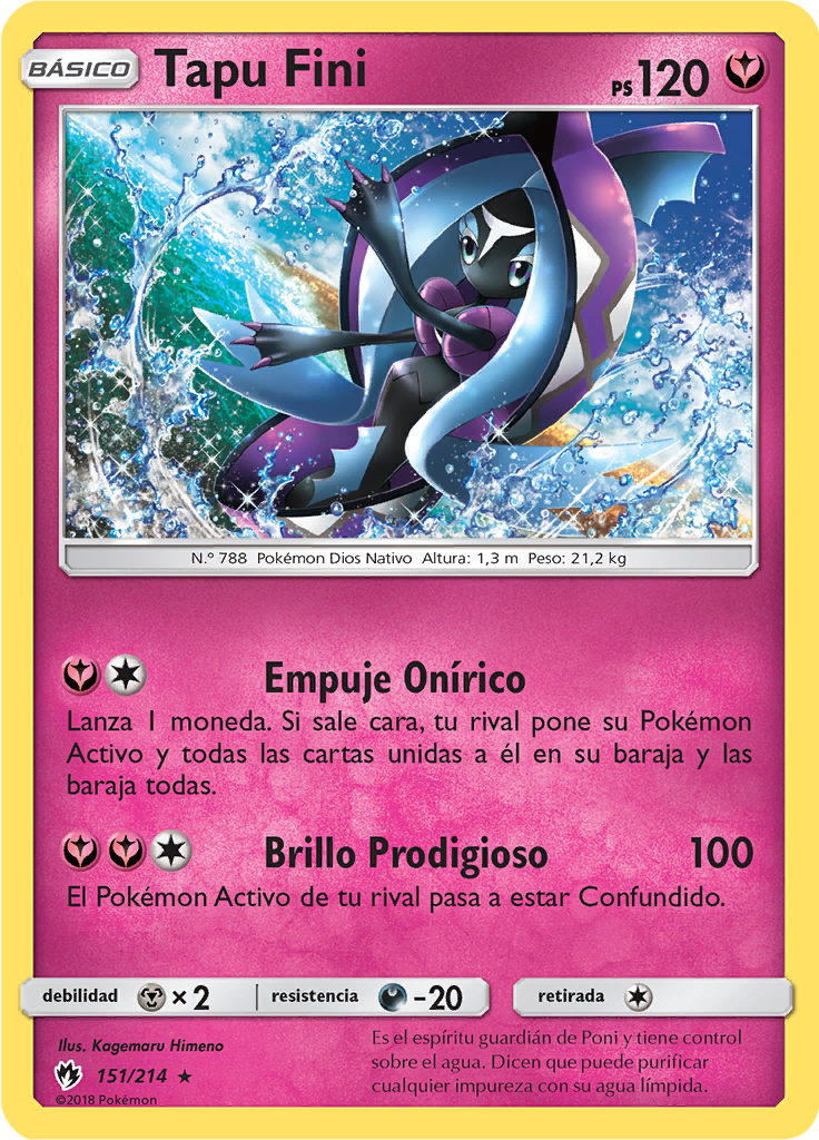 Tapu Fini (Reverse Holo)