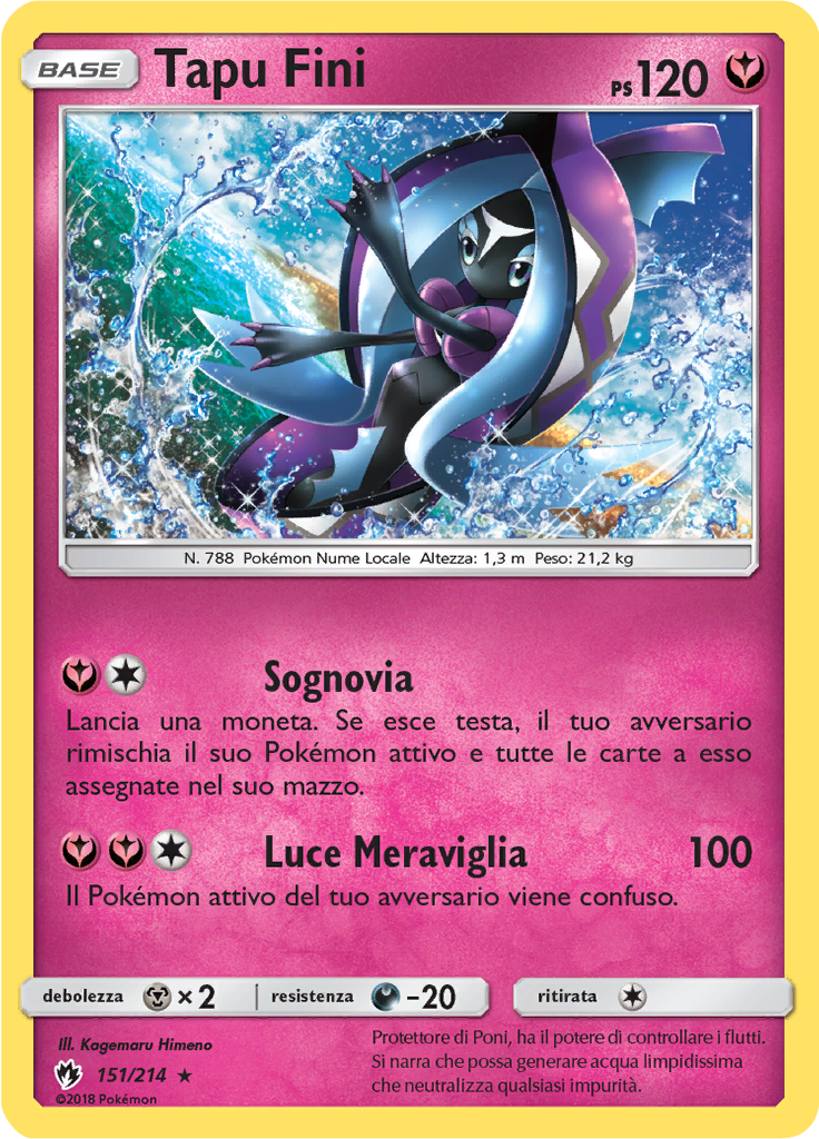 Tapu Fini (Reverse Holo)