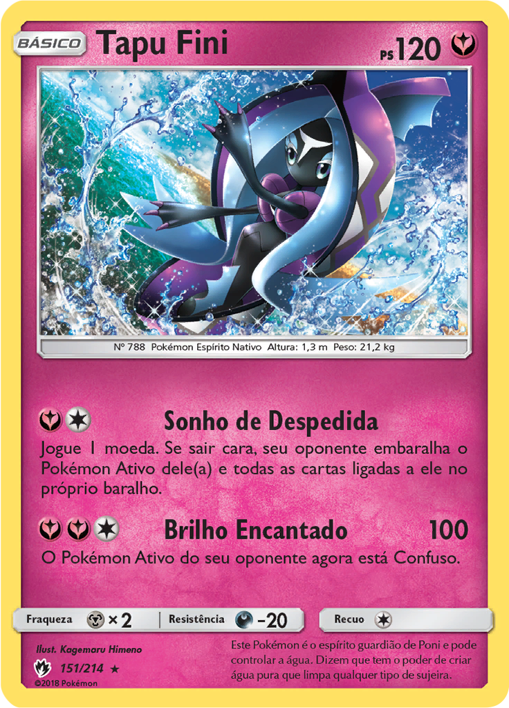 Tapu Fini (Reverse Holo)