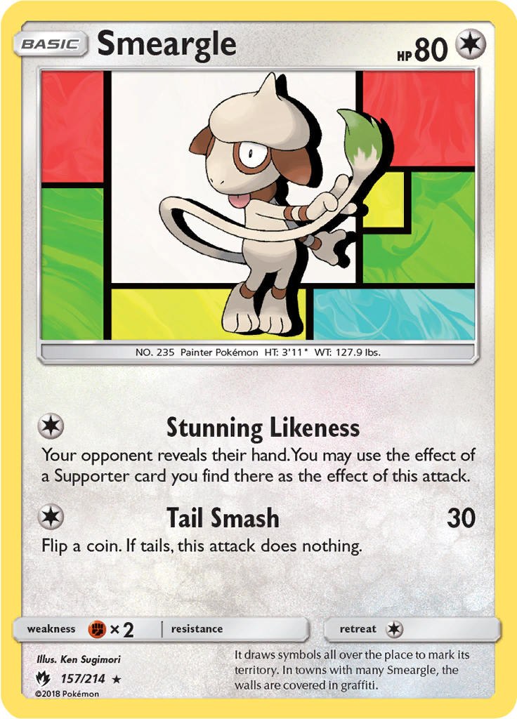 Smeargle (Reverse Holo)
