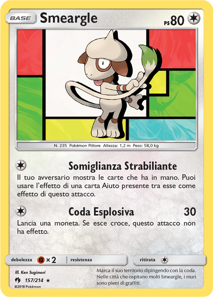 Smeargle (Reverse Holo)