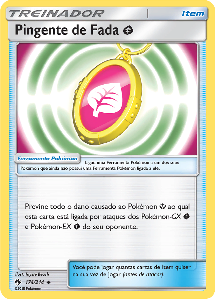 Pingente de Fada Grass (Reverse Holo)