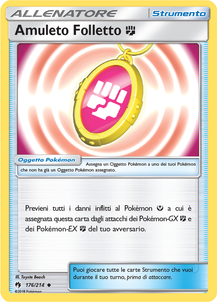 Amuleto Folletto Fighting (Reverse Holo)